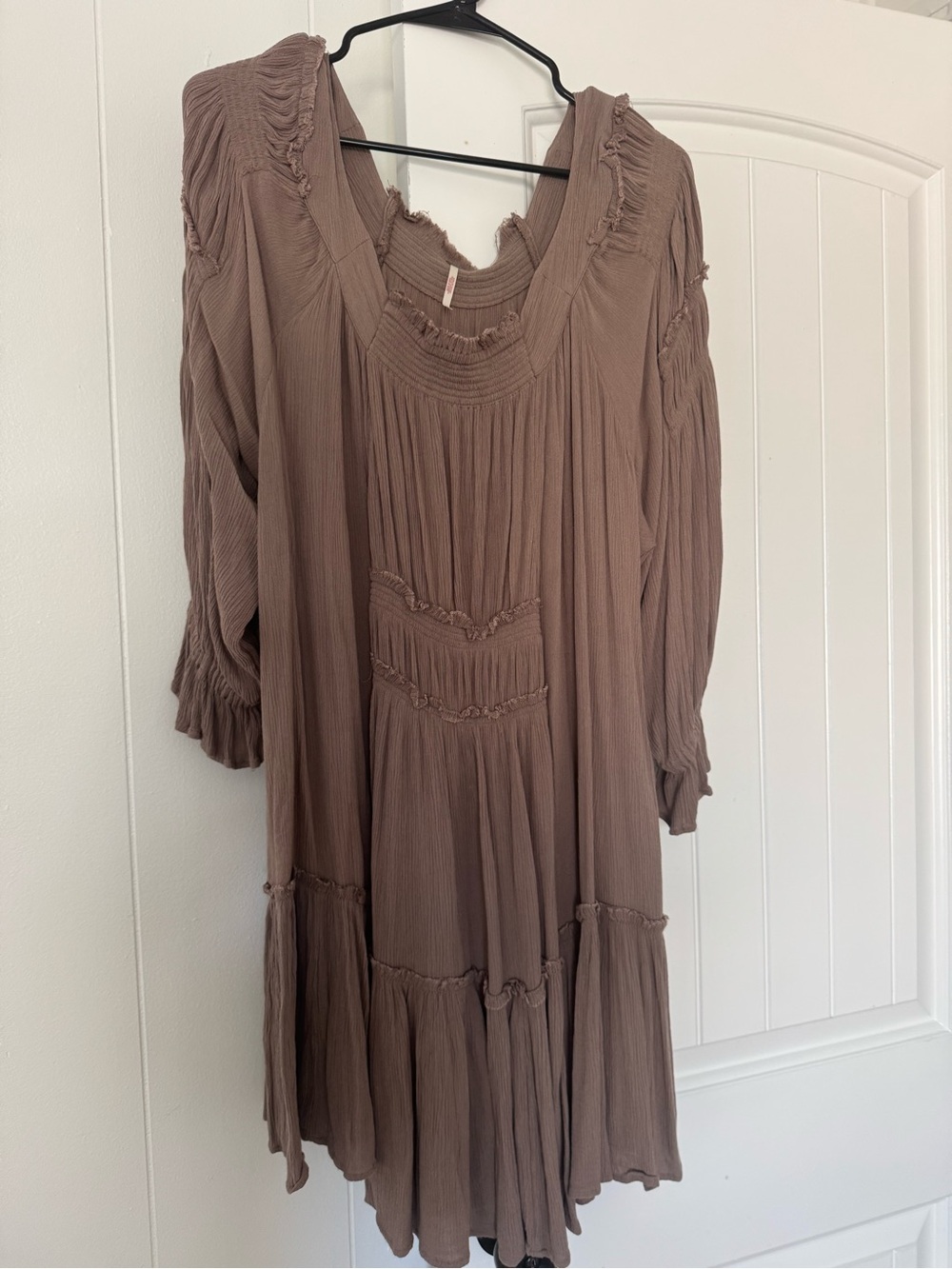 Free People Boho Taupe Tunic